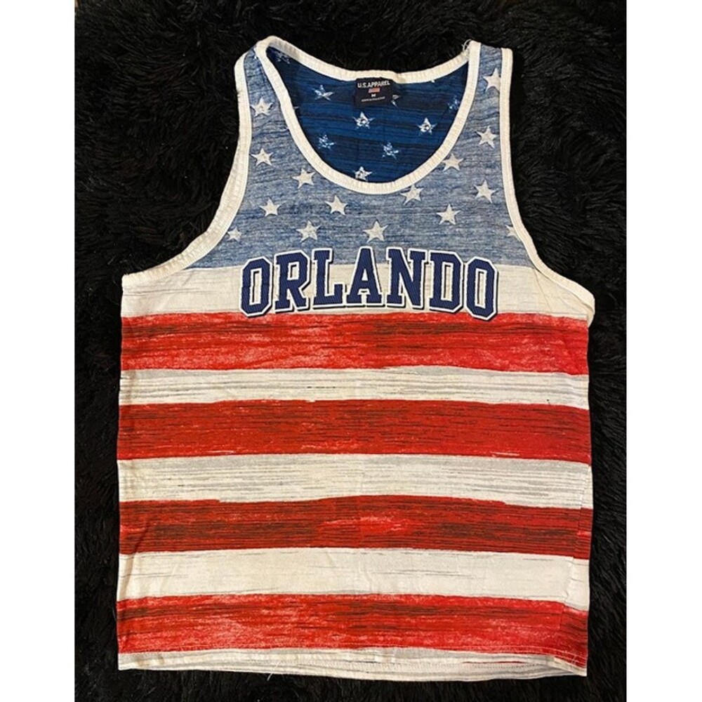 U.S. Apparel Boy's Patriotic Cotton Tank Top